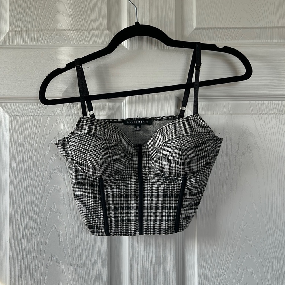 Bustier Style Tank Top
